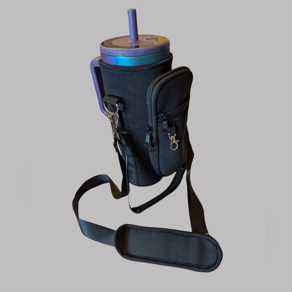 Crossbody Bag Black For 40oz Cup